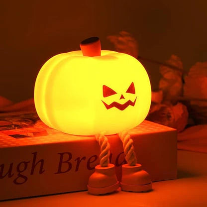 🔥🔥2025 Hot Sale🔥Halloween Mischievous Grinning Pumpkin Night Light