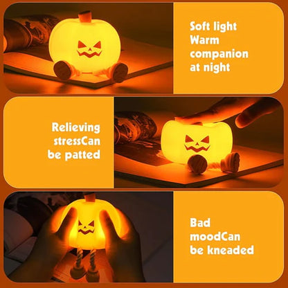 🔥🔥2025 Hot Sale🔥Halloween Mischievous Grinning Pumpkin Night Light
