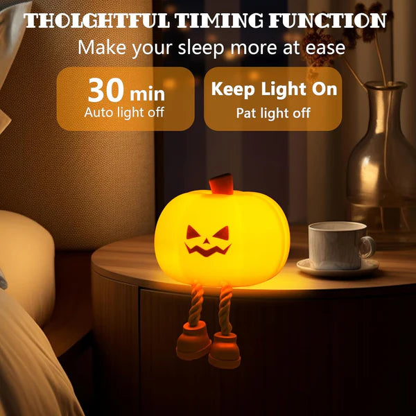 🔥🔥2025 Hot Sale🔥Halloween Mischievous Grinning Pumpkin Night Light