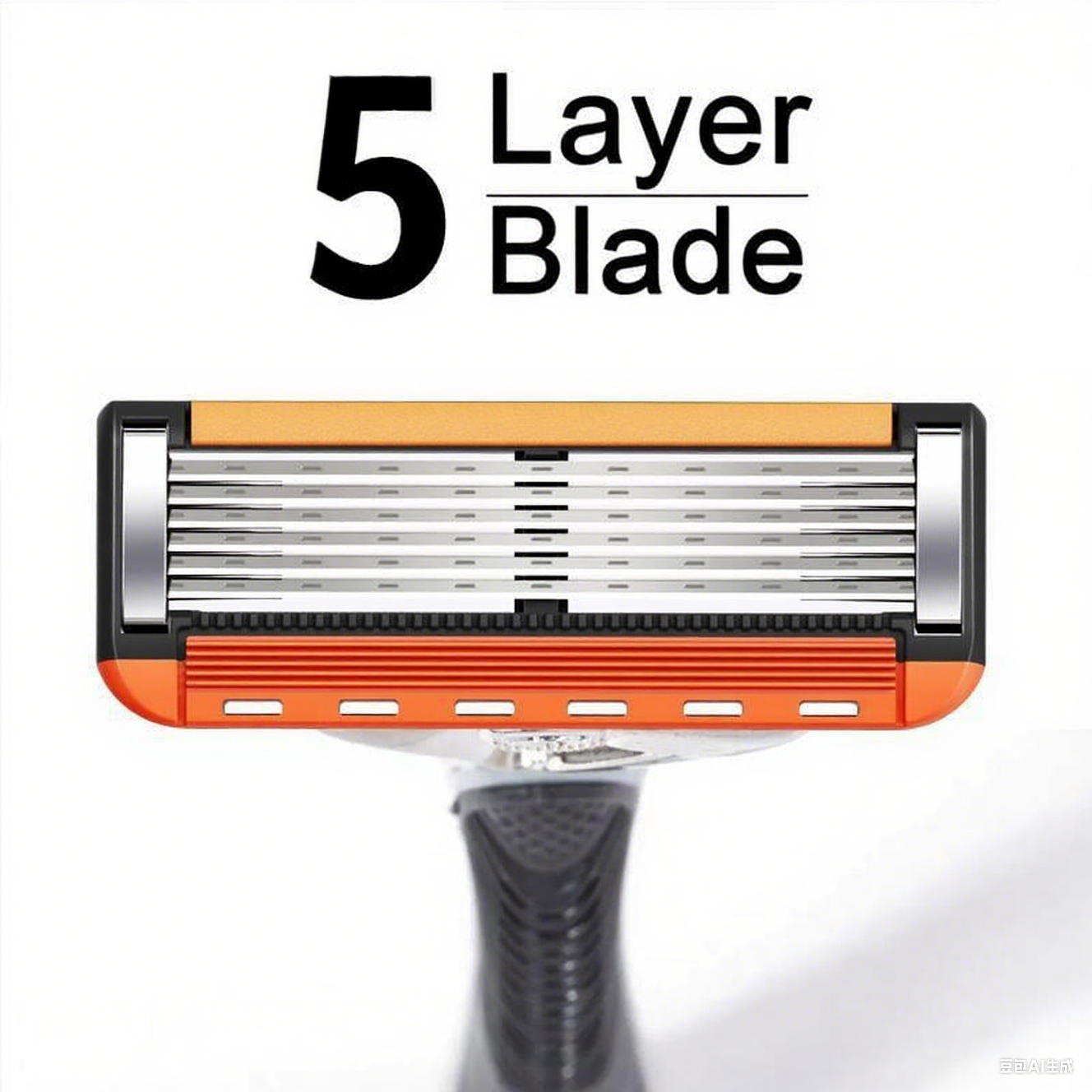24/48-Piece Men's Razor Blade Replacement Set with Free Handle - Ultra Sharp Stainless Steel Blades for Smooth Shaving
