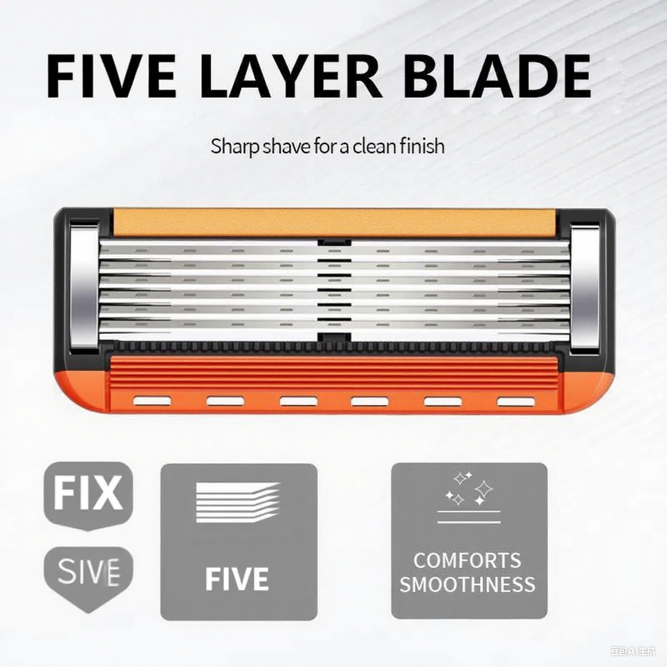 24/48-Piece Men's Razor Blade Replacement Set with Free Handle - Ultra Sharp Stainless Steel Blades for Smooth Shaving