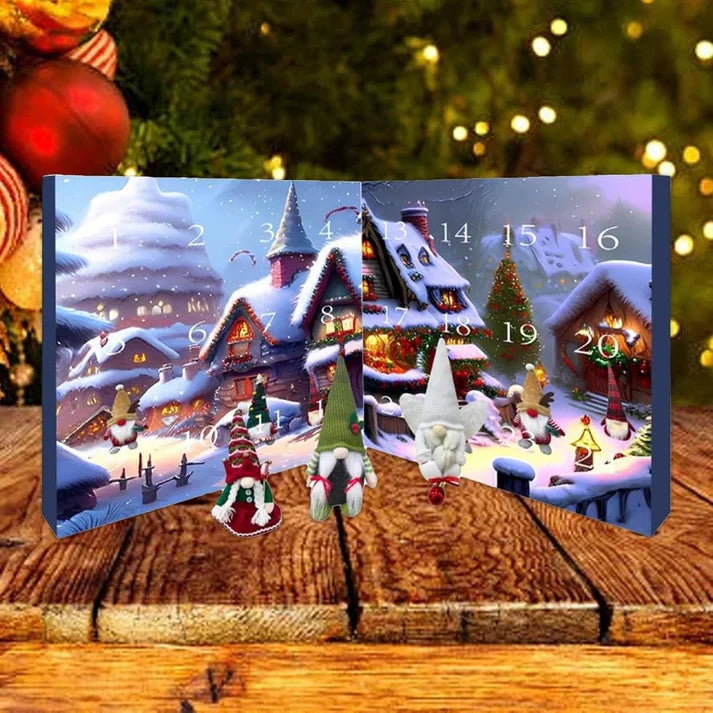🎅 24-Day Gnome Countdown Calendar 🎄 Up to 70% OFF Sale